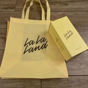 La La Land Yellow bear cup and tote